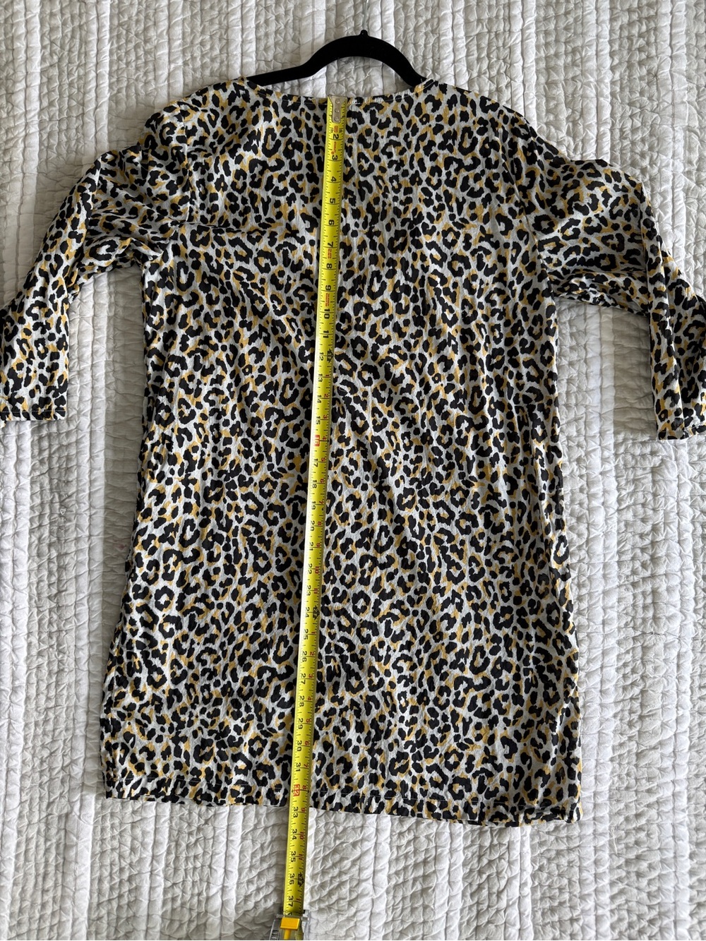J.CREW Neutral Leopard Print Top in Black, Tan, Cream - Picture 5 of 6
